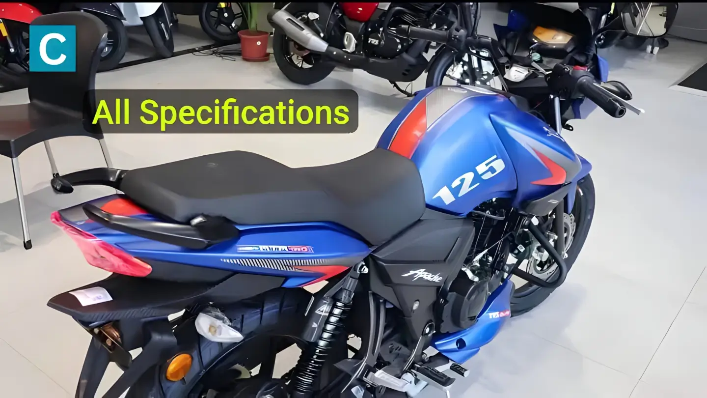 TVS Apache 125 - All Specifications, Price, mileage, Features